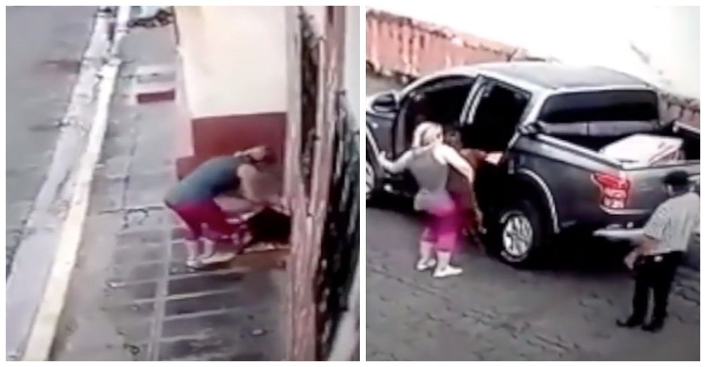 Una mujer ve un perro callejero clamando por auxilio y detiene su auto sin saber que la grababan