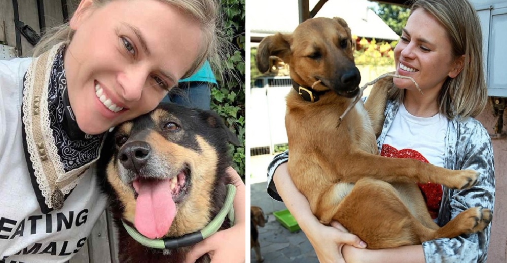 Modelo se entera del triste destino de perritos en medio de protestas e interviene de inmediato Modelo se entera del triste destino de perritos en medio de protestas e interviene de inmediato
