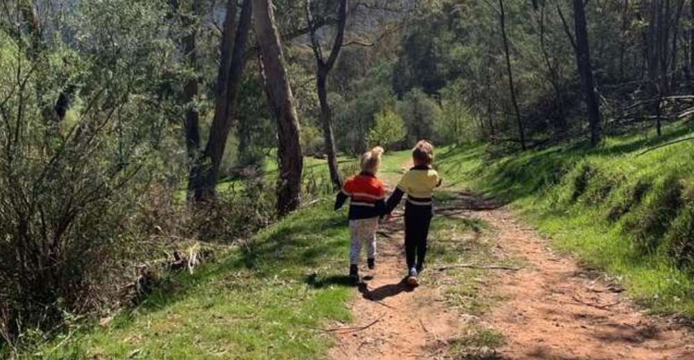 Mujer logra ver a un animal mortal que se escondía en una foto de sus hijos