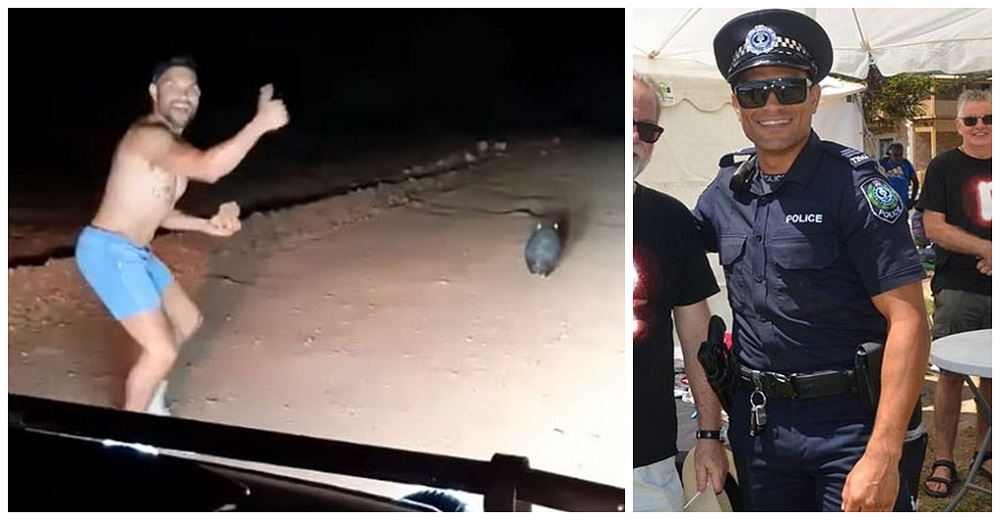 El policía que fue grabado riéndose mientras acababa con la vida de un wombat queda impune El policía que fue grabado riéndose mientras acababa con la vida de un wombat queda impune
