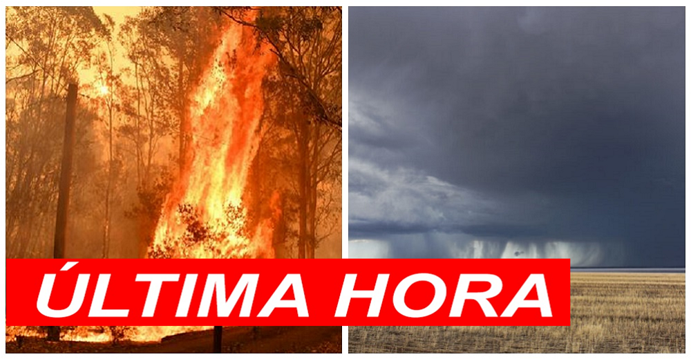 Una bomba de lluvia estaría lista para sofocar los terribles incendios que afectan a Australia