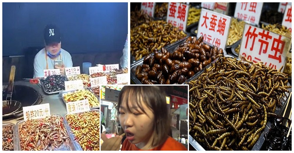 Mercado chino famoso por su «festín de insectos fritos» reabre tras la pandemia mortal