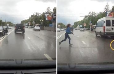 Gatito rescatado en medio de la vía