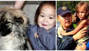 Una niña de 4 años sobrevive 11 días perdida en el bosque con lobos gracias a su fiel perrita